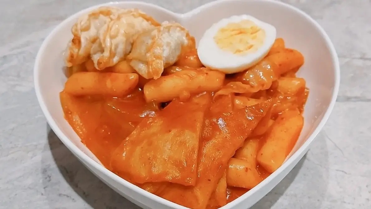 Tteokbokki - Spicy Korean rice cakes at Yum Yum BBQ Chicken NE, 999 36 St NE Calgary